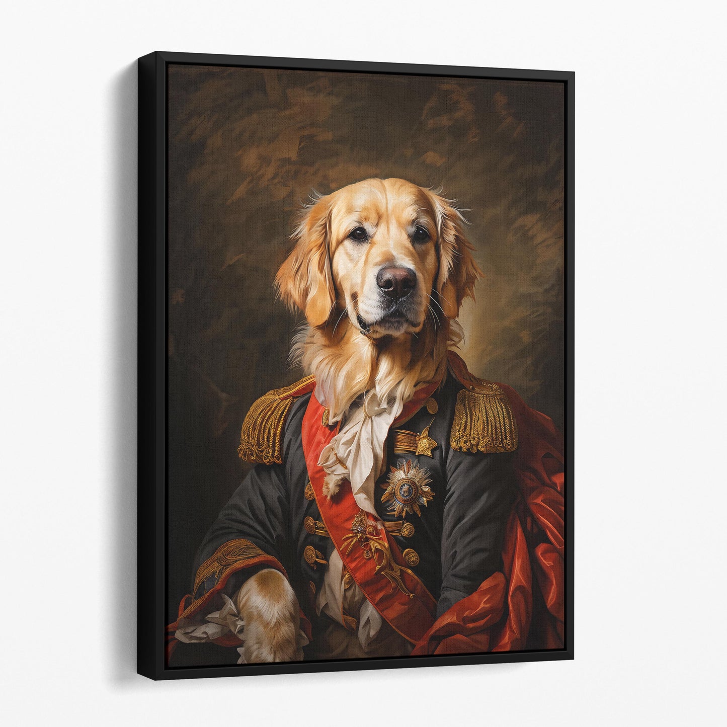 Golden Retriever Aristocrat Portrait