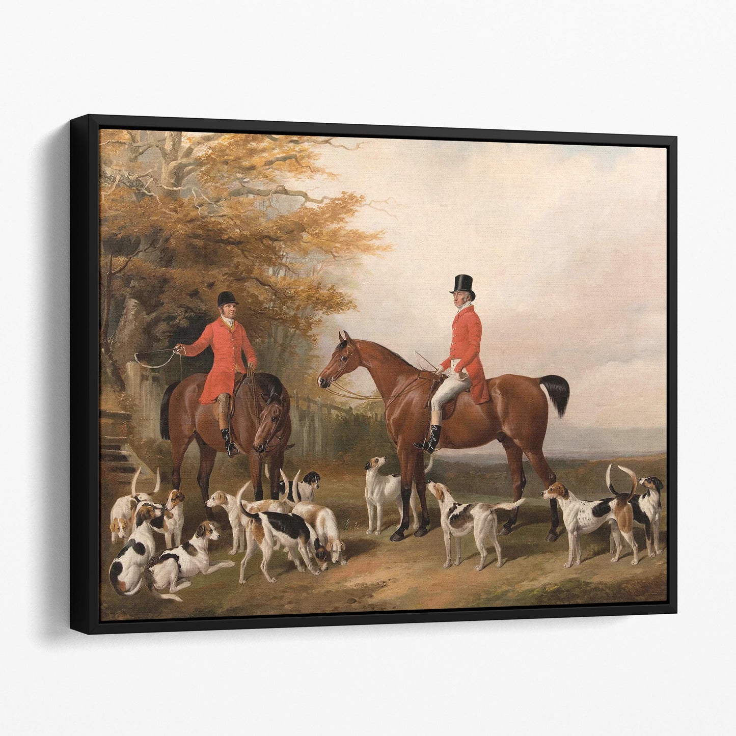 The Meeting Fox Hunt Scene by William Barraud