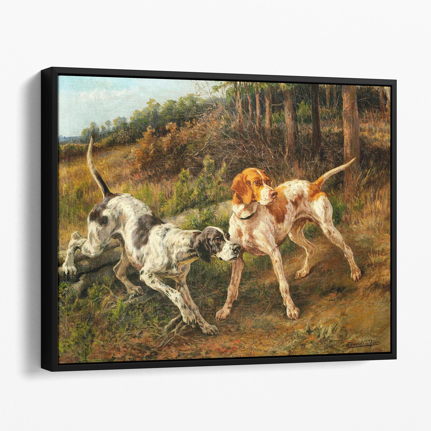 Two Pointers - Victorian Hunting Dogs by Edmund Henry Osthaus