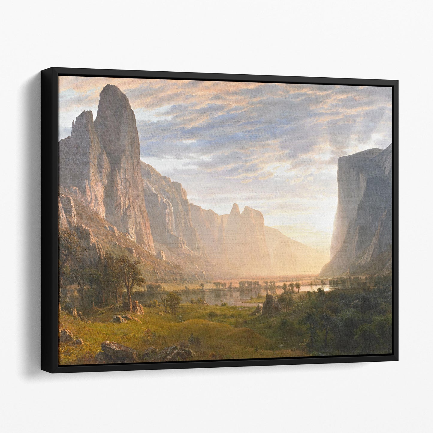 Looking Down Yosemite Valley California (1865) by Albert Bierstadt