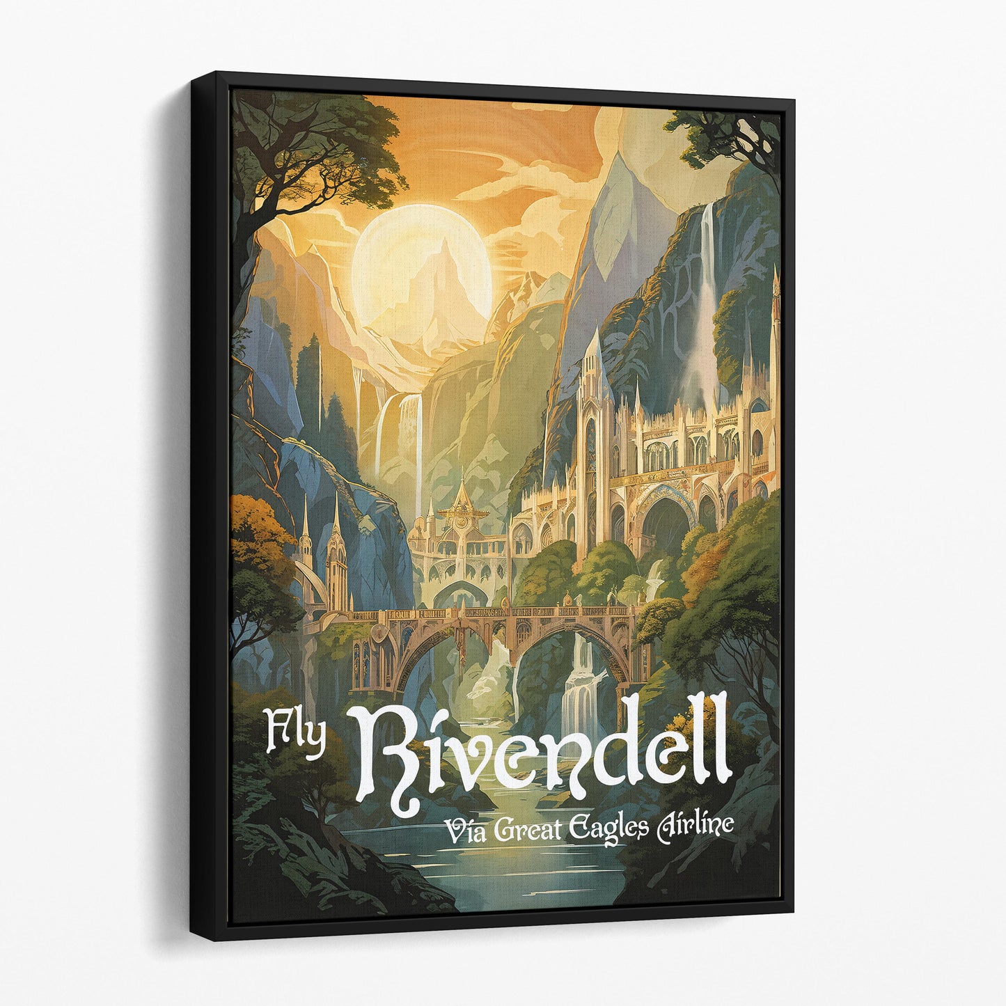 Vintage Rivendell Travel Poster