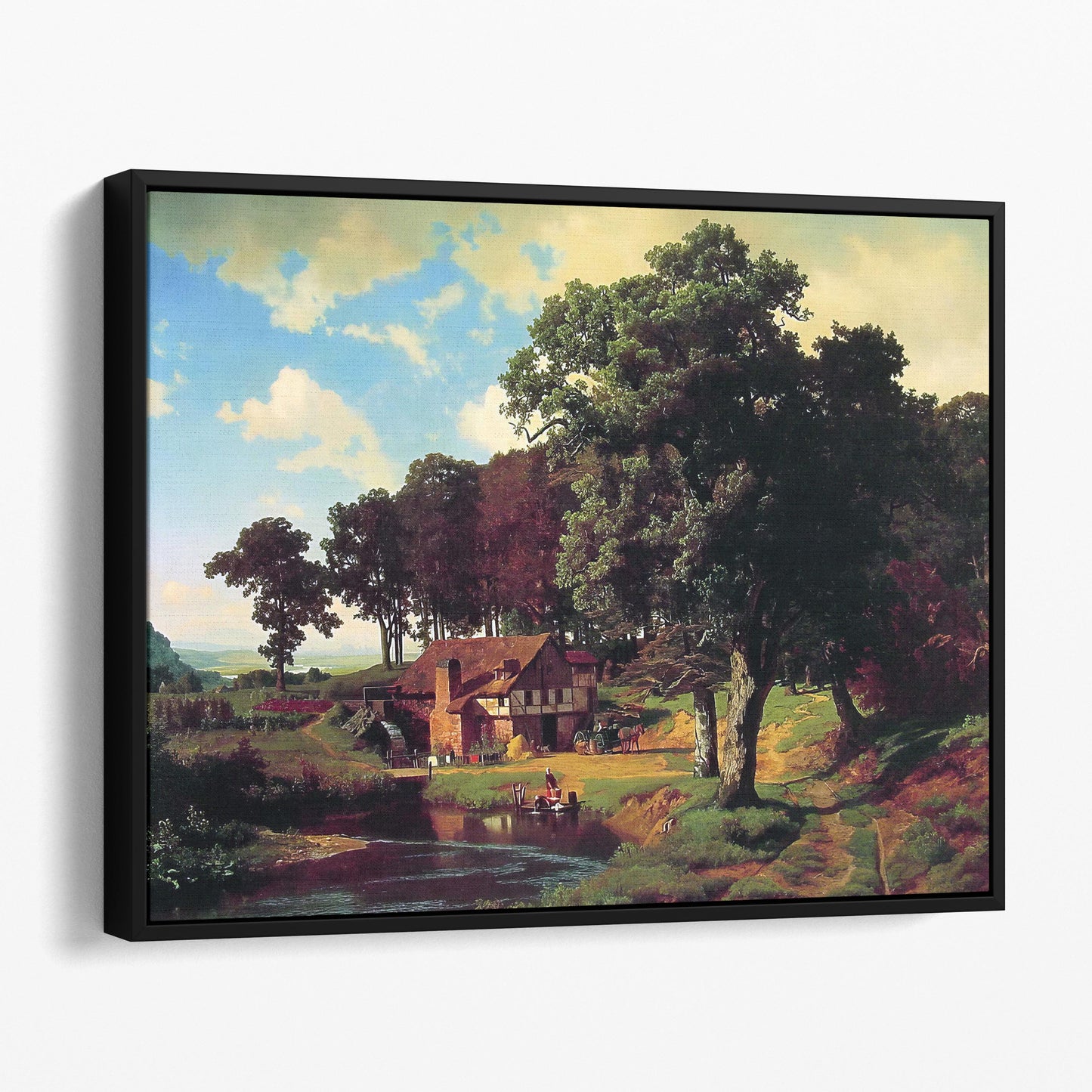 Rustic Mill by Albert Bierstadt