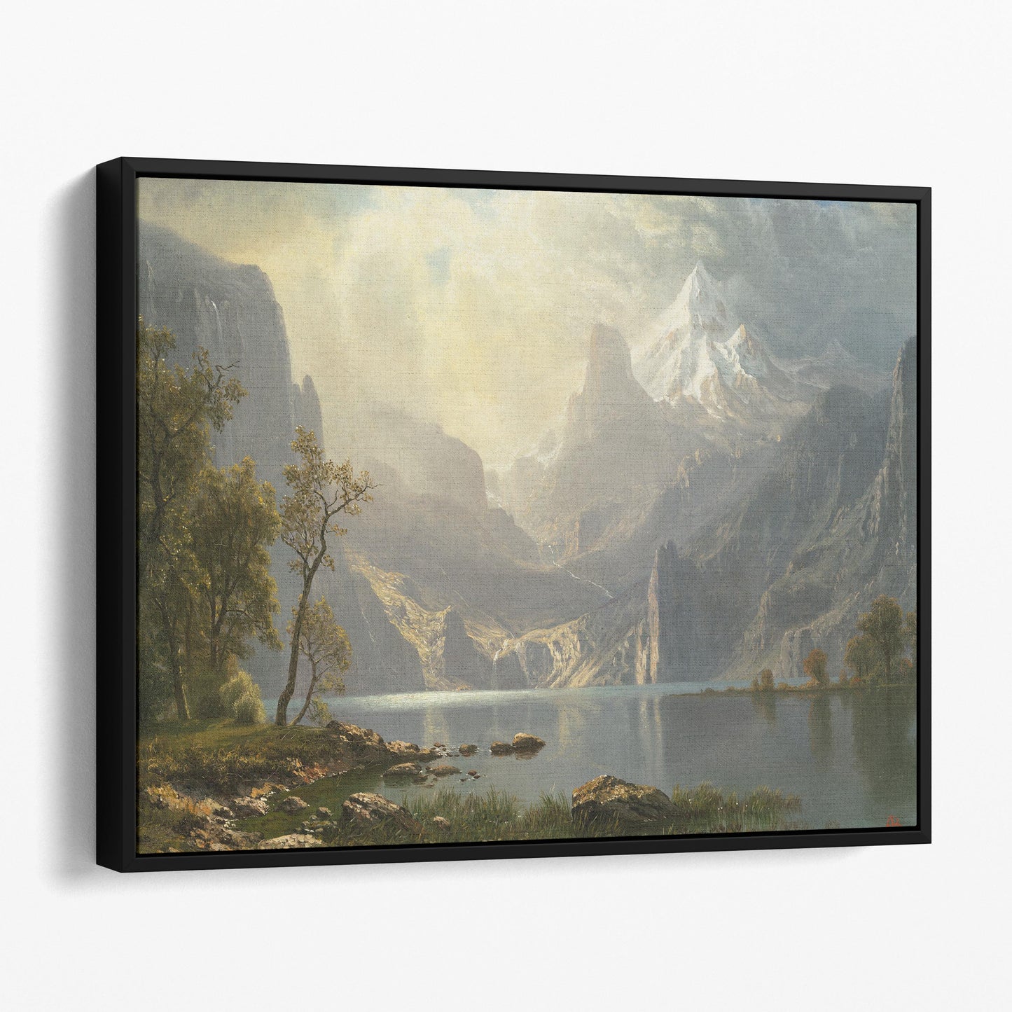 In the Sierras (1868) by Albert Bierstadt