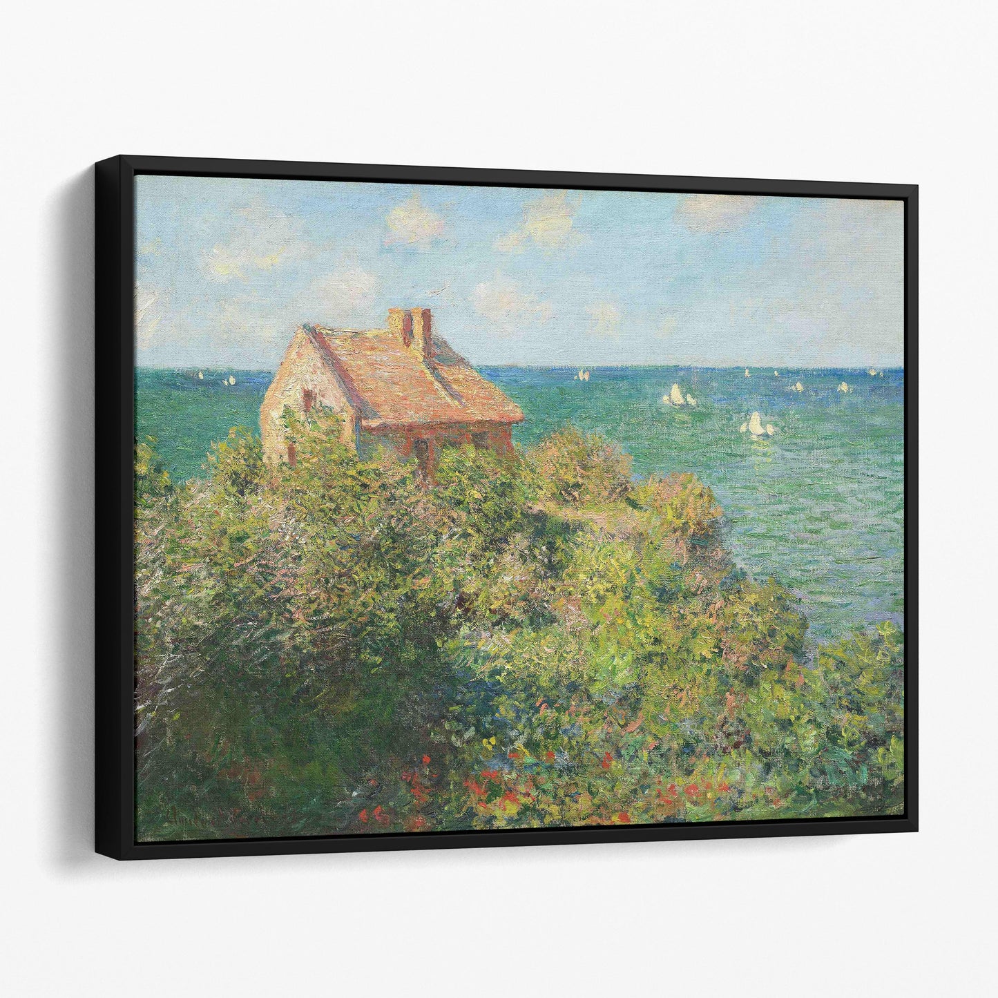 Fisherman's Cottage at Varengeville by Claude Monet