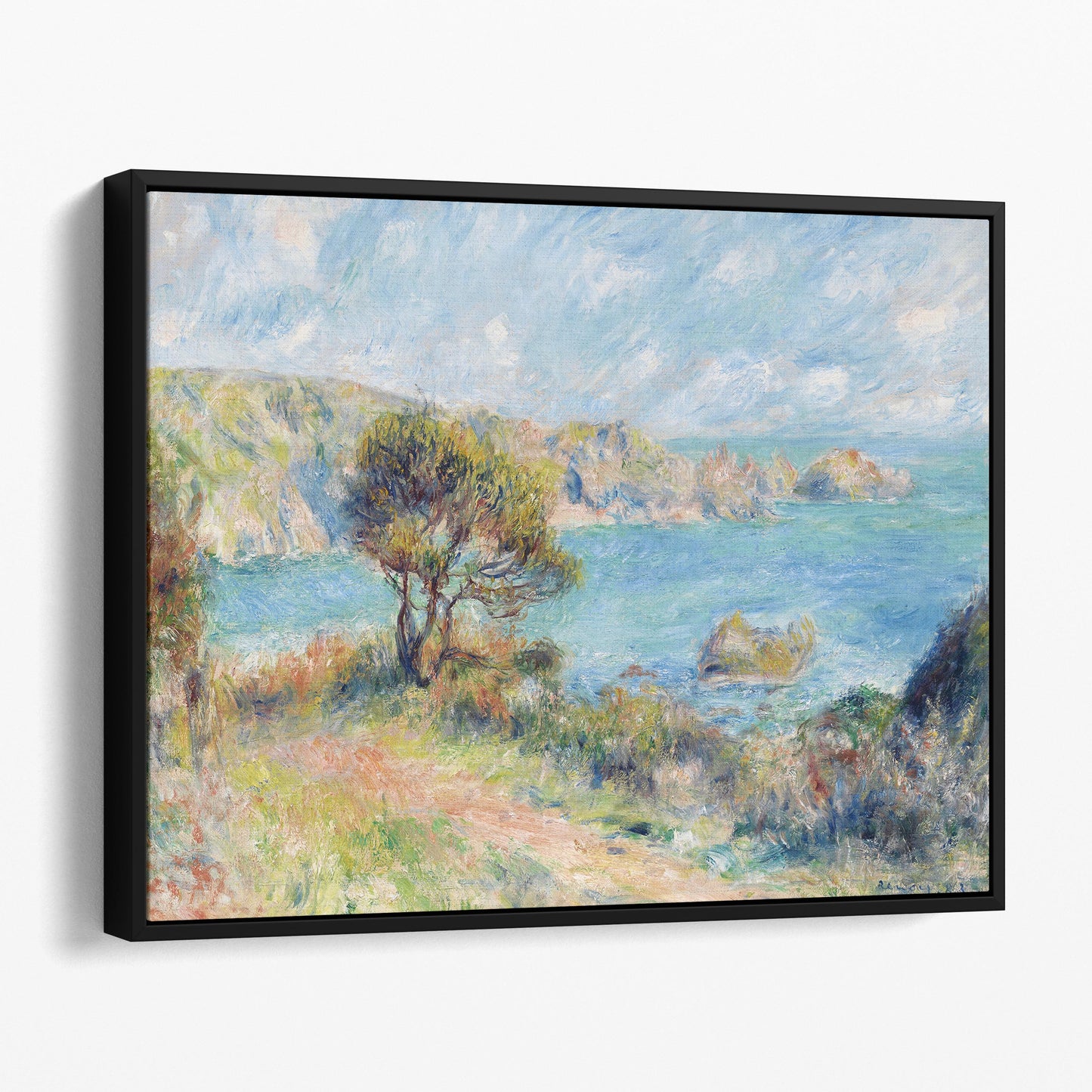 View at Guernsey (1883) by Pierre-Auguste Renoir