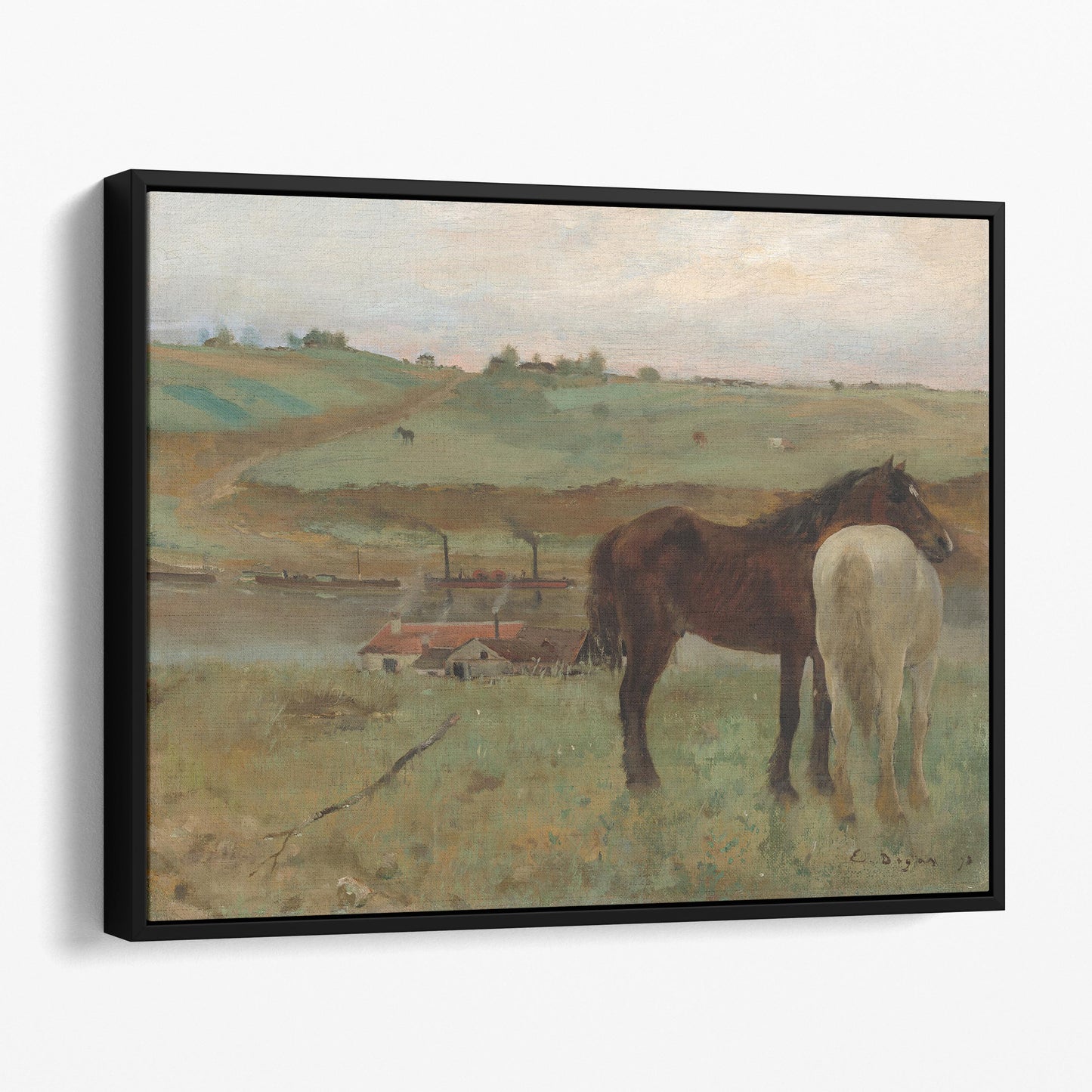 Horse in a Meadow (1871) by Edgar Degas