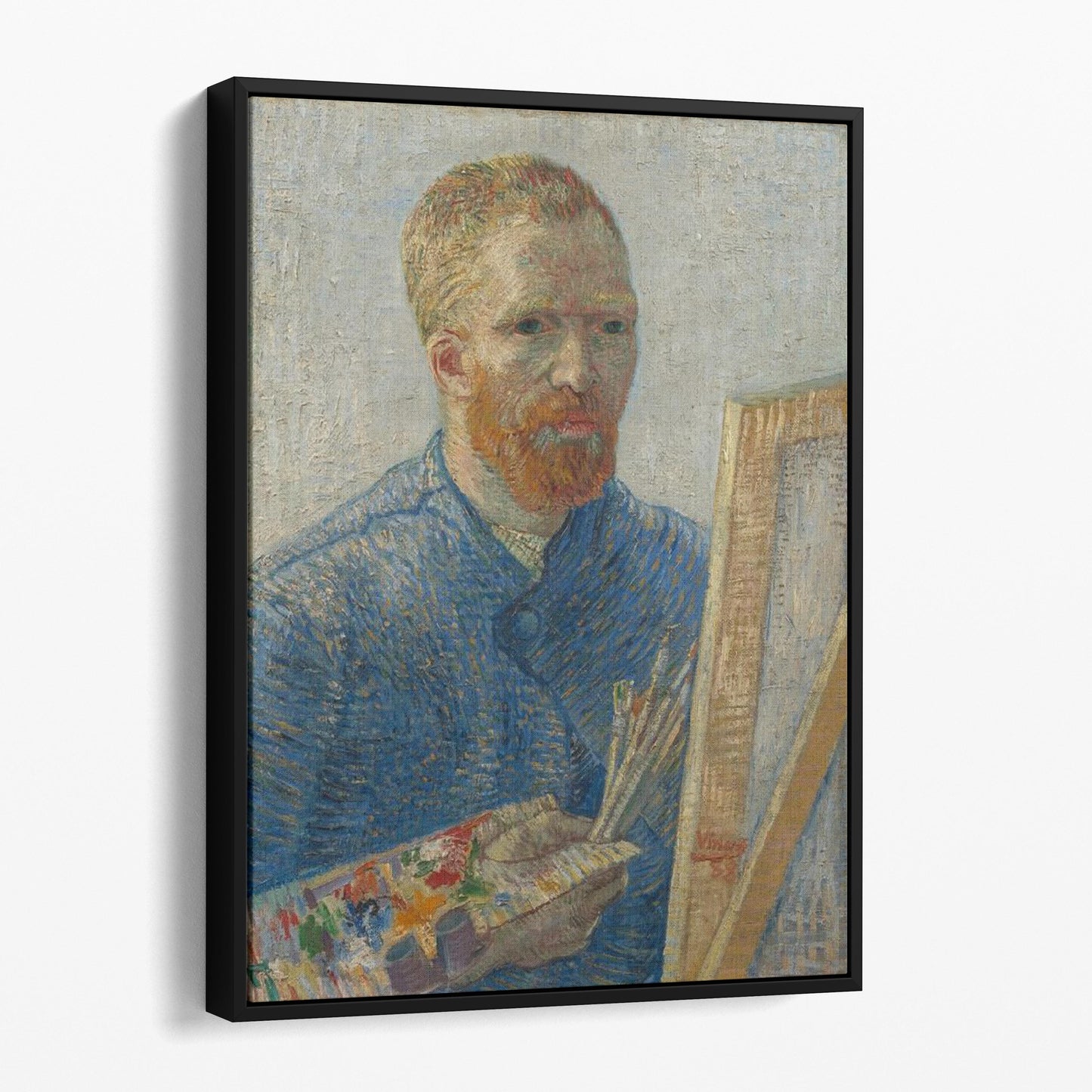 Self-Portrait as a Painter (1888) by Van Gogh