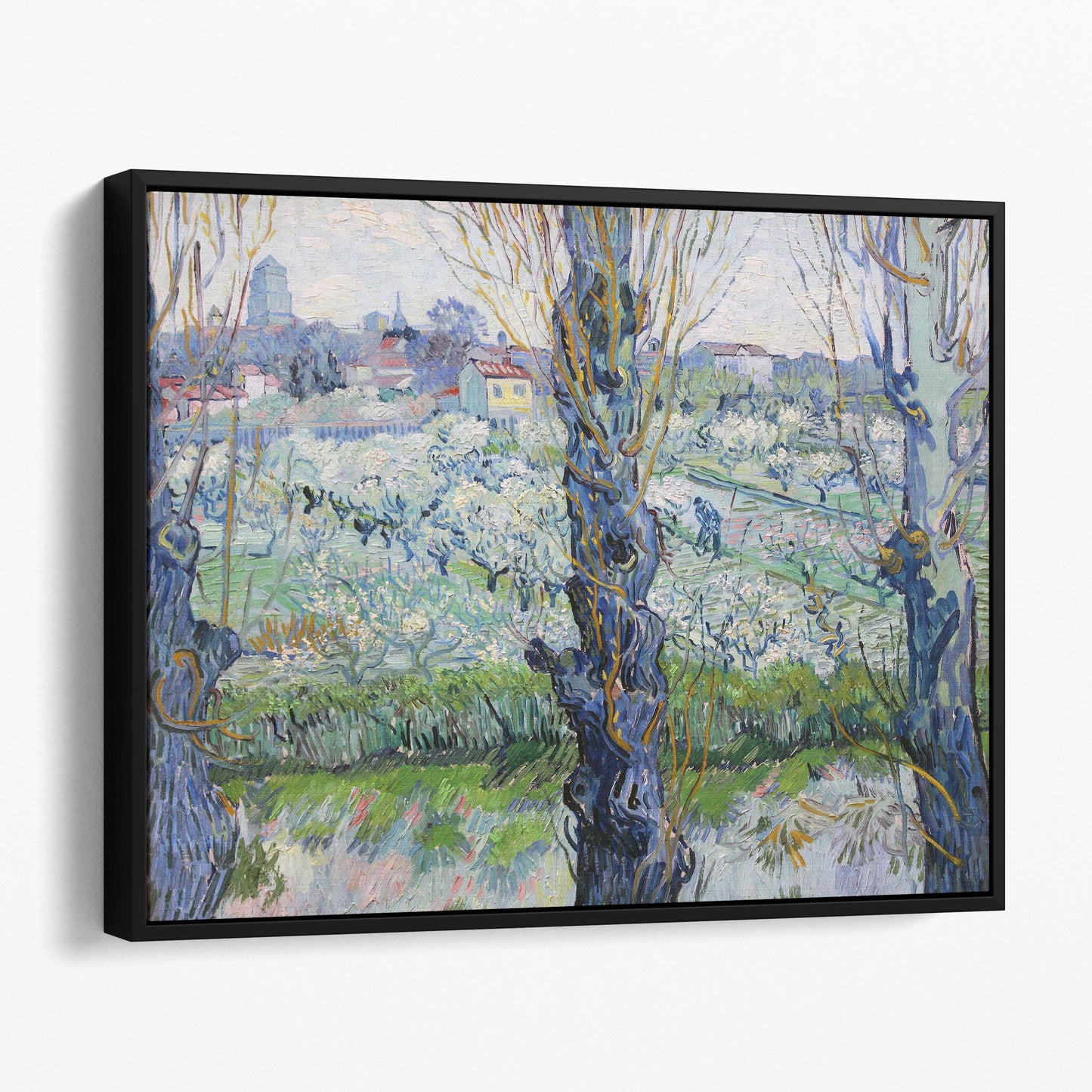 View of Arles, Flowering Orchards (1889) by Van Gogh