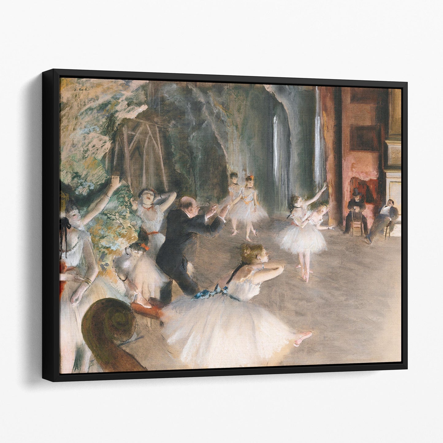 The Rehearsal Onstage (1874) by Edgar Degas