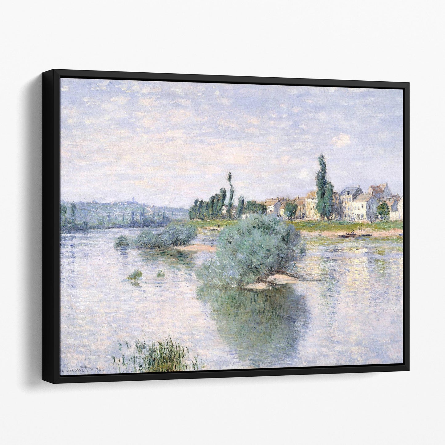 The Seine at Lavacourt (1880) by Claude Monet