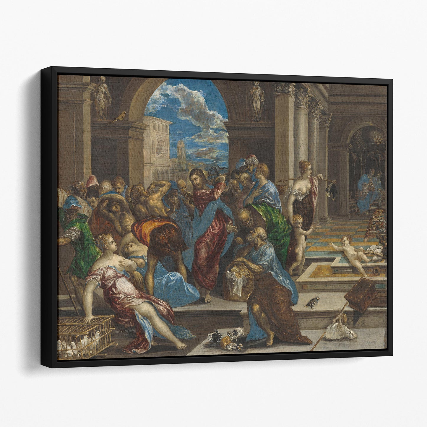 Christ Driving the Money Changers from the Temple by El Greco