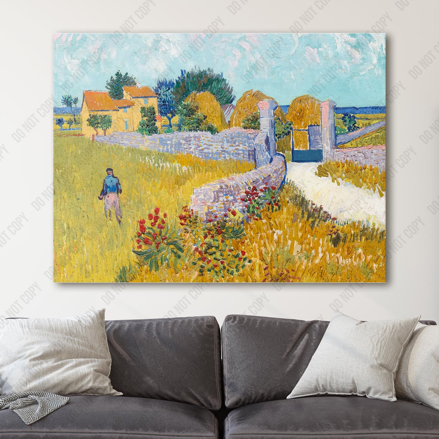 Farmhouse in Provence (1888) by Van Gogh