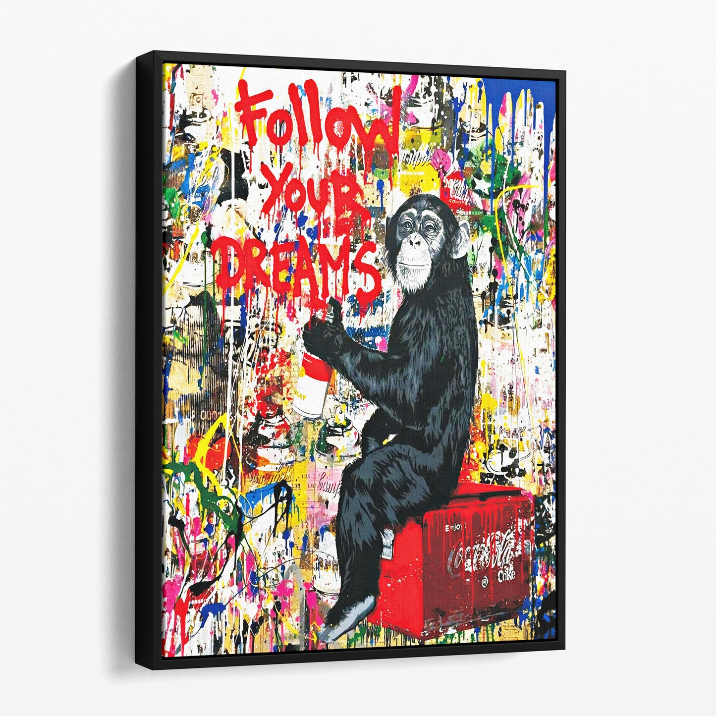 Monkey - Follow Your Dreams Banksy