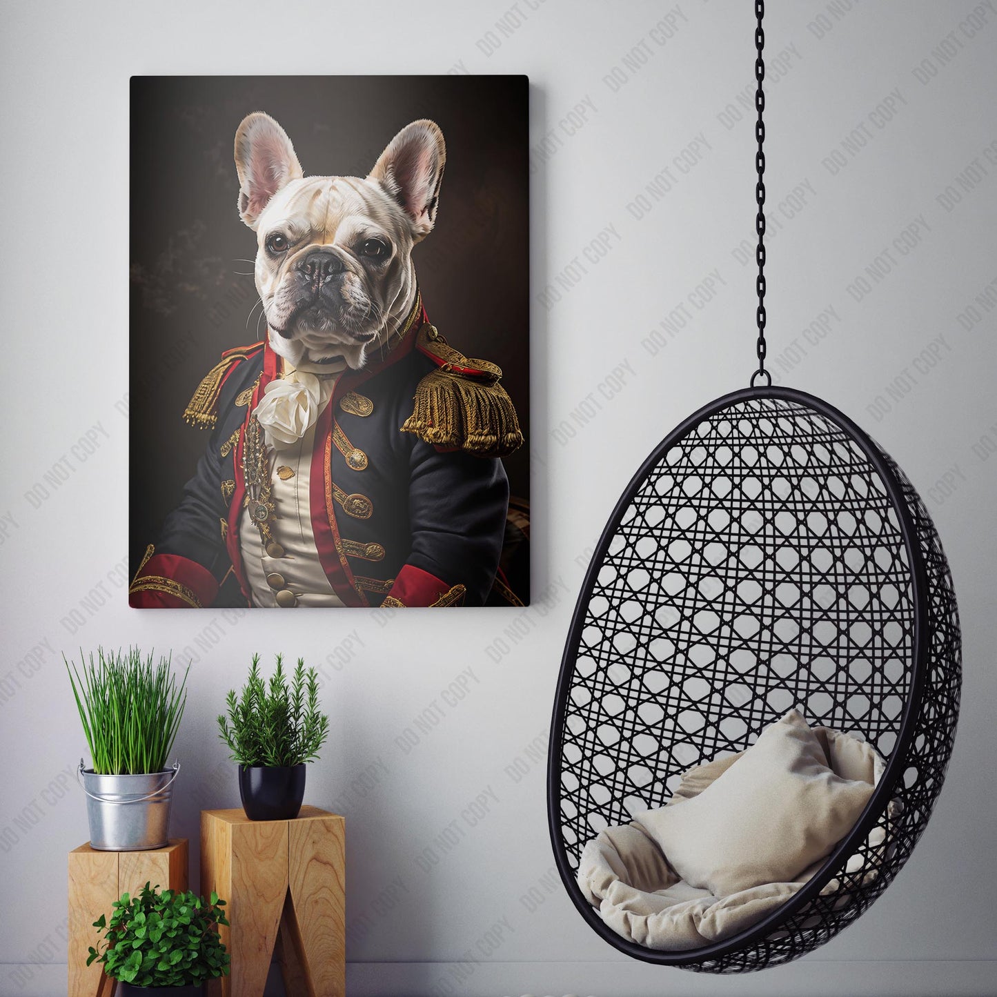 French Bulldog Aristocrat Portrait