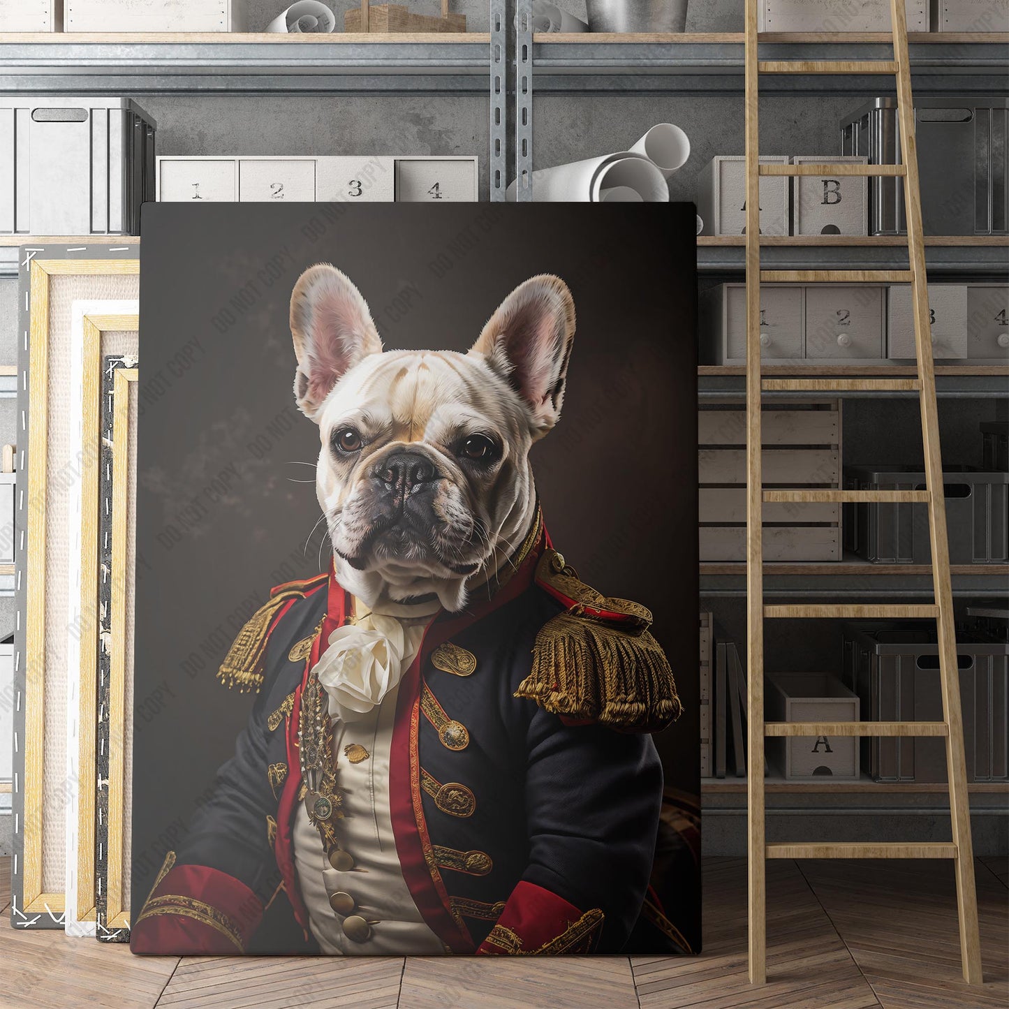 French Bulldog Aristocrat Portrait