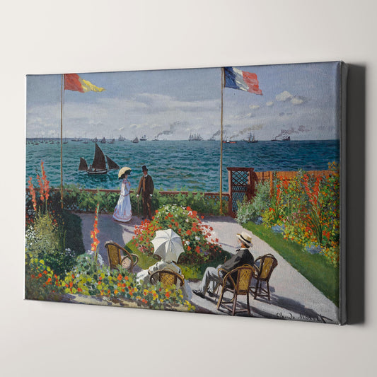 Garden at Sainte-Adresse (1867) by Claude Monet