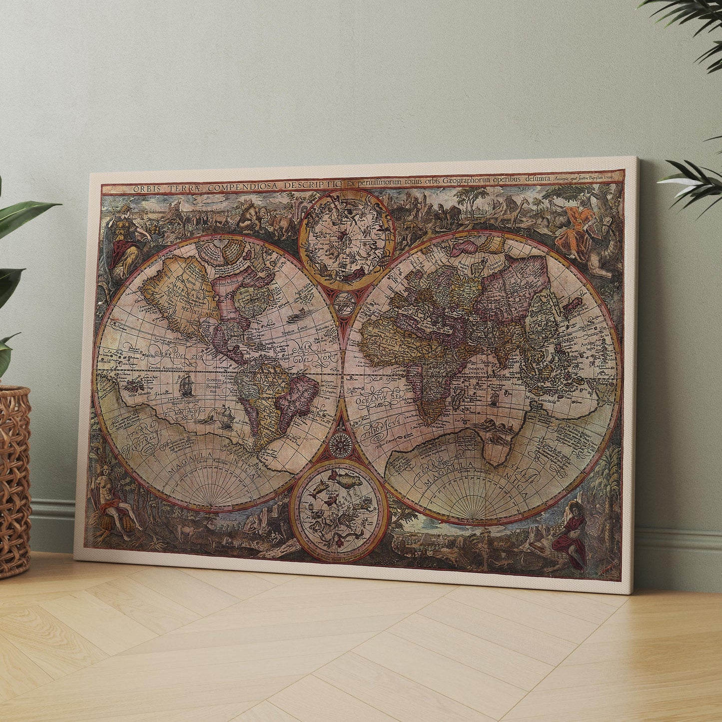 A Map of the World 1596