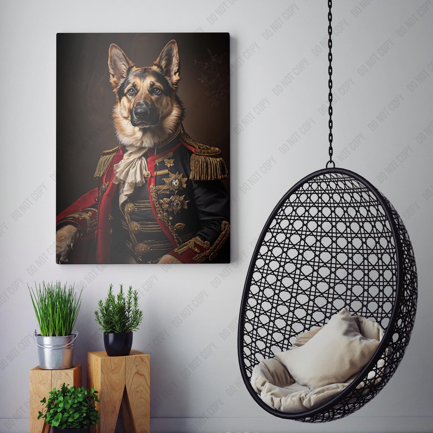 German Shepherd Aristocrat Portrait