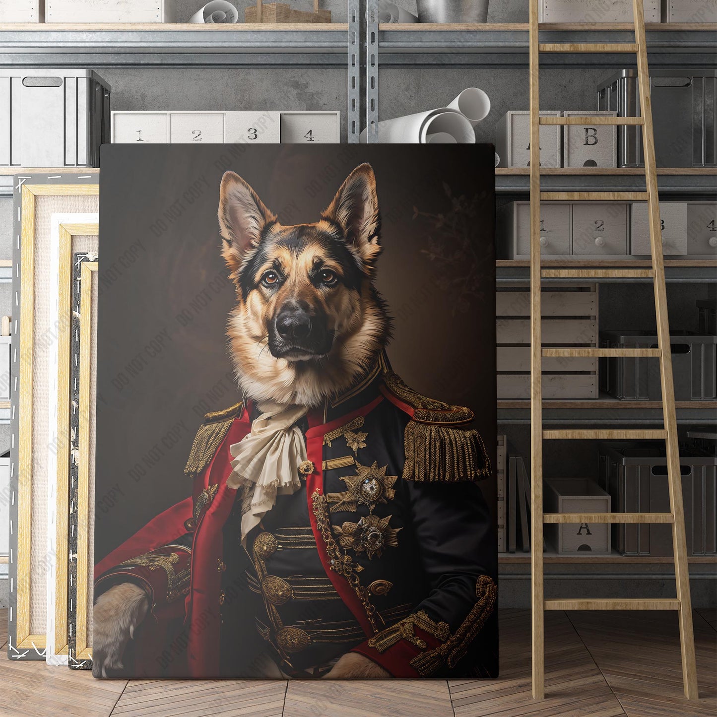 German Shepherd Aristocrat Portrait