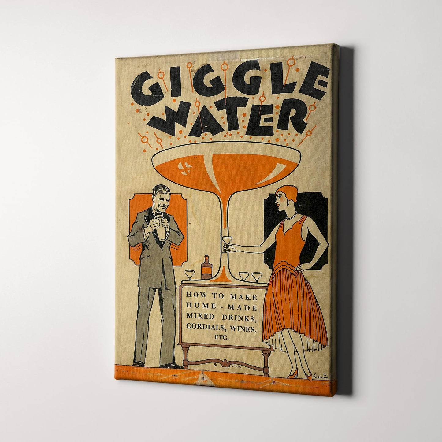 Giggle Water, Vintage Advertising