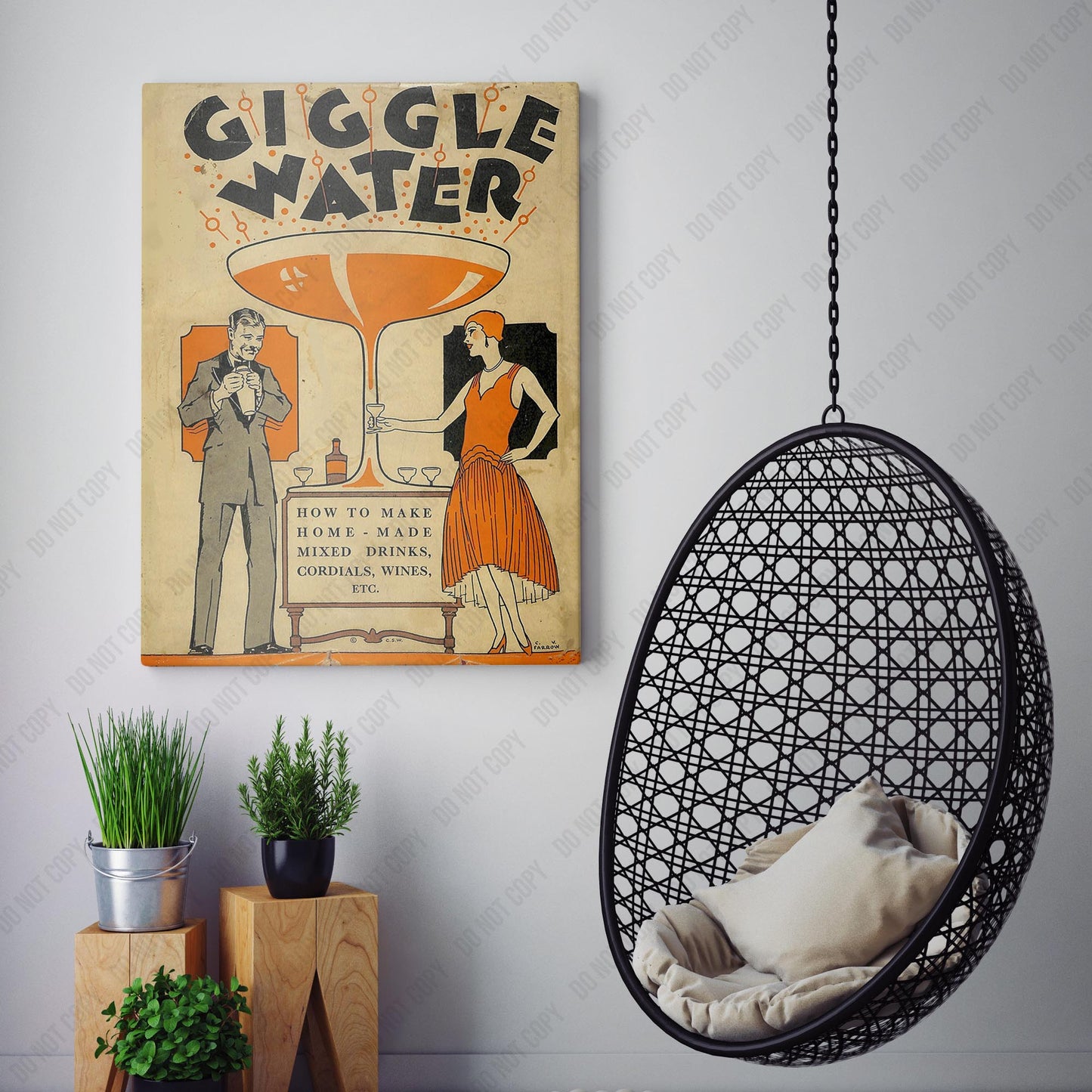 Giggle Water, Vintage Advertising