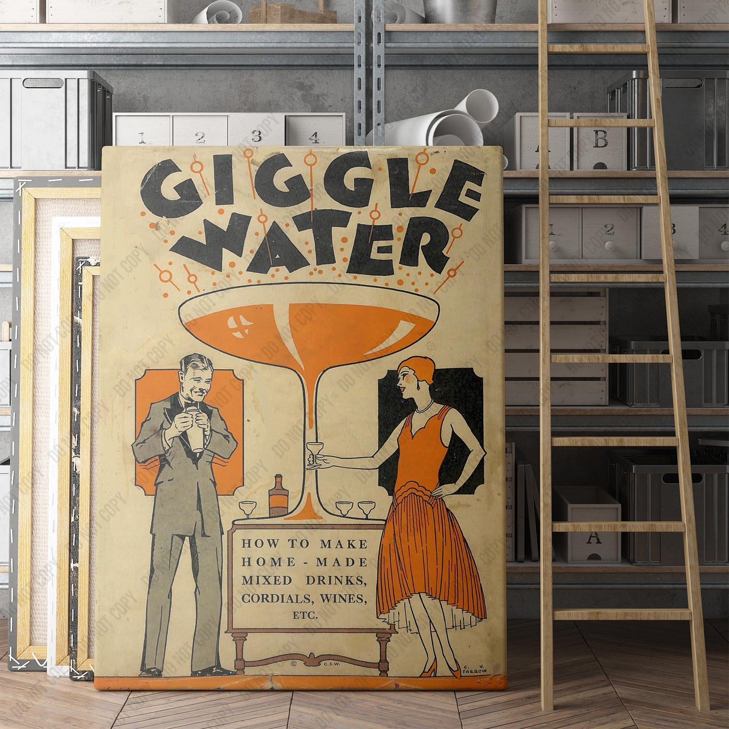 Giggle Water, Vintage Advertising