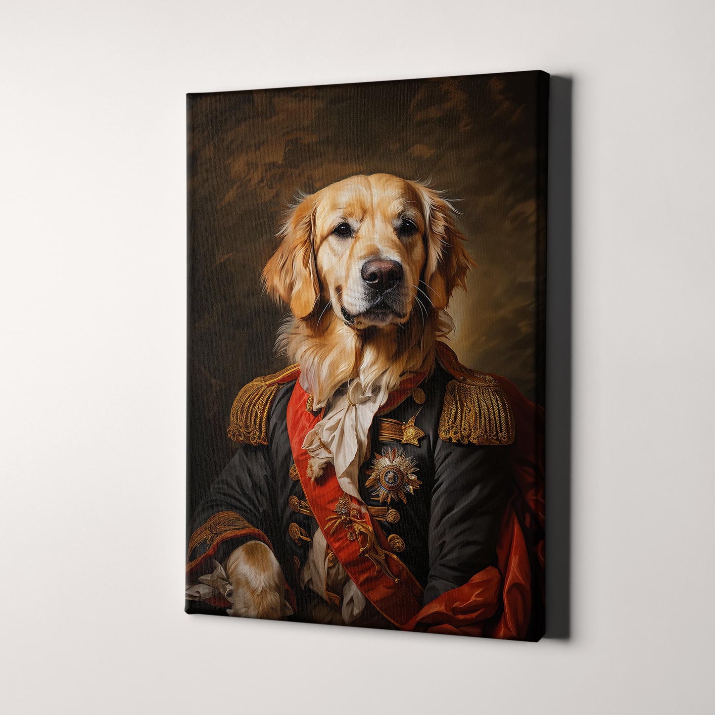 Golden Retriever Aristocrat Portrait