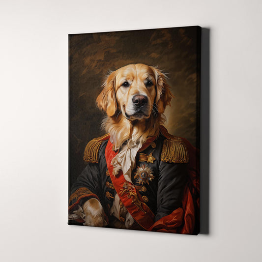 Golden Retriever Aristocrat Portrait