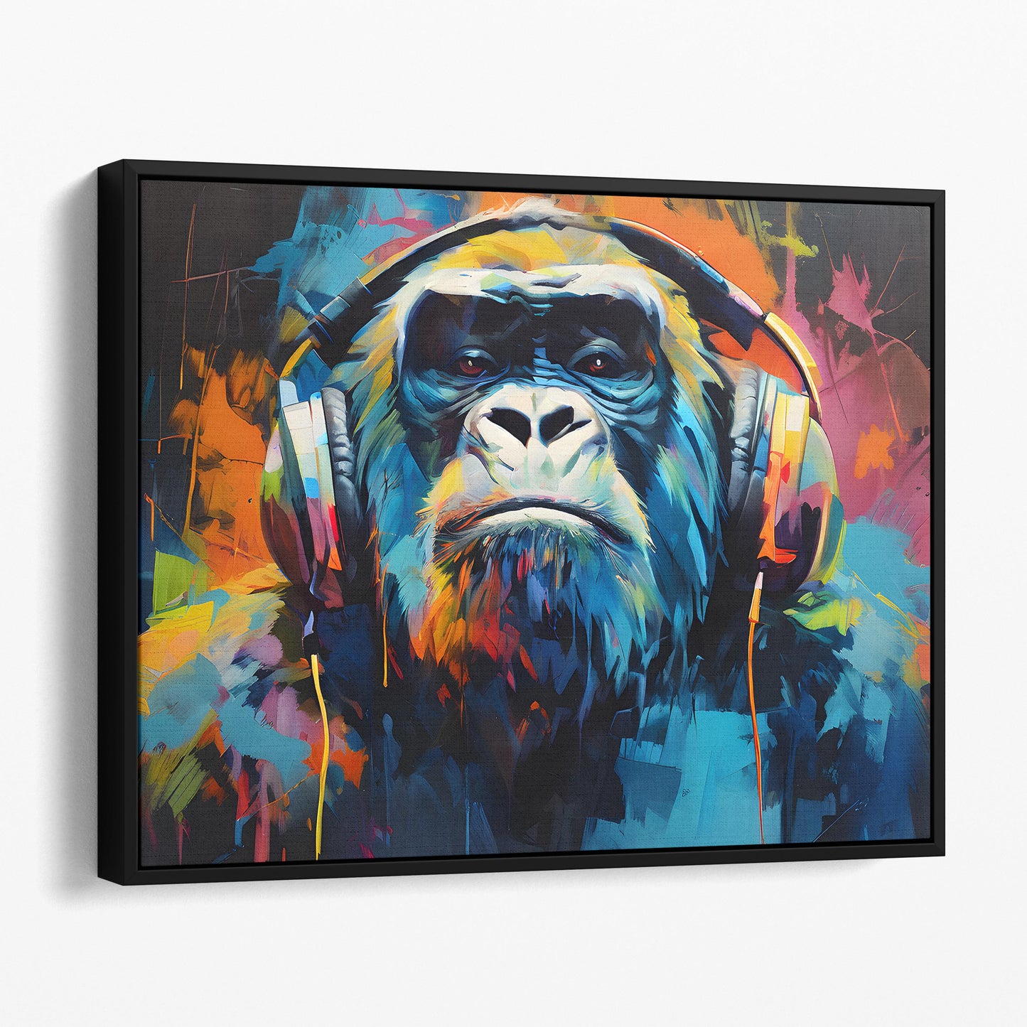 Gorilla DJ Headphones Banksy