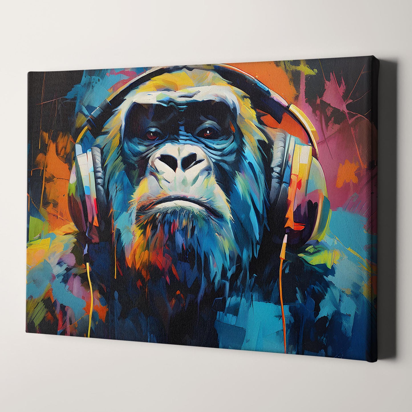 Gorilla DJ Headphones Banksy