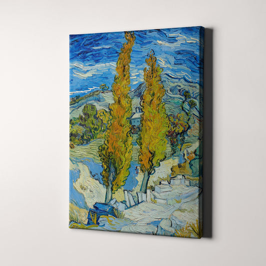 The Poplars at Saint-Rémy (1889) by Van Gogh