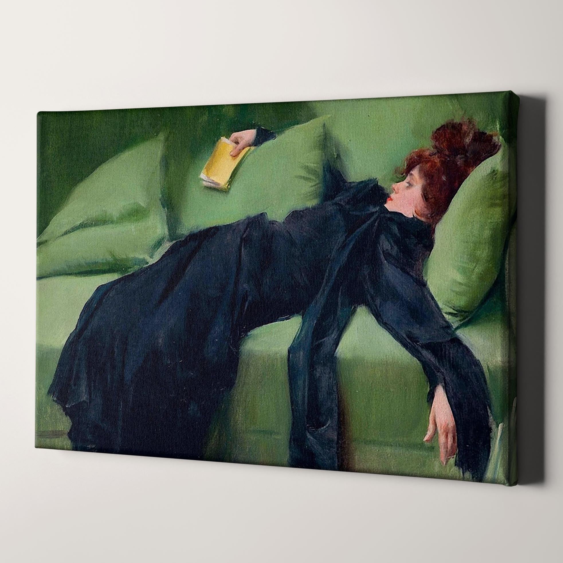 Decadent Young Woman. After the Dance (1899) by Ramon Casas – Big ...