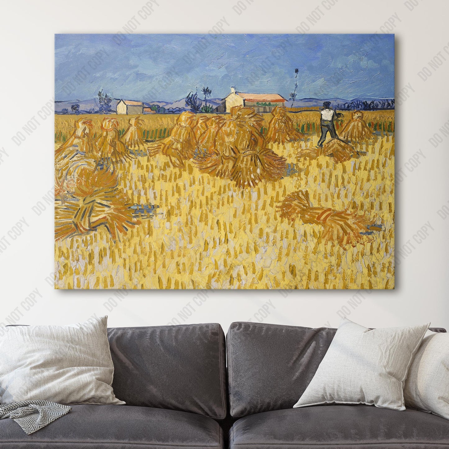Harvest in Provence (1888) by Van Gogh