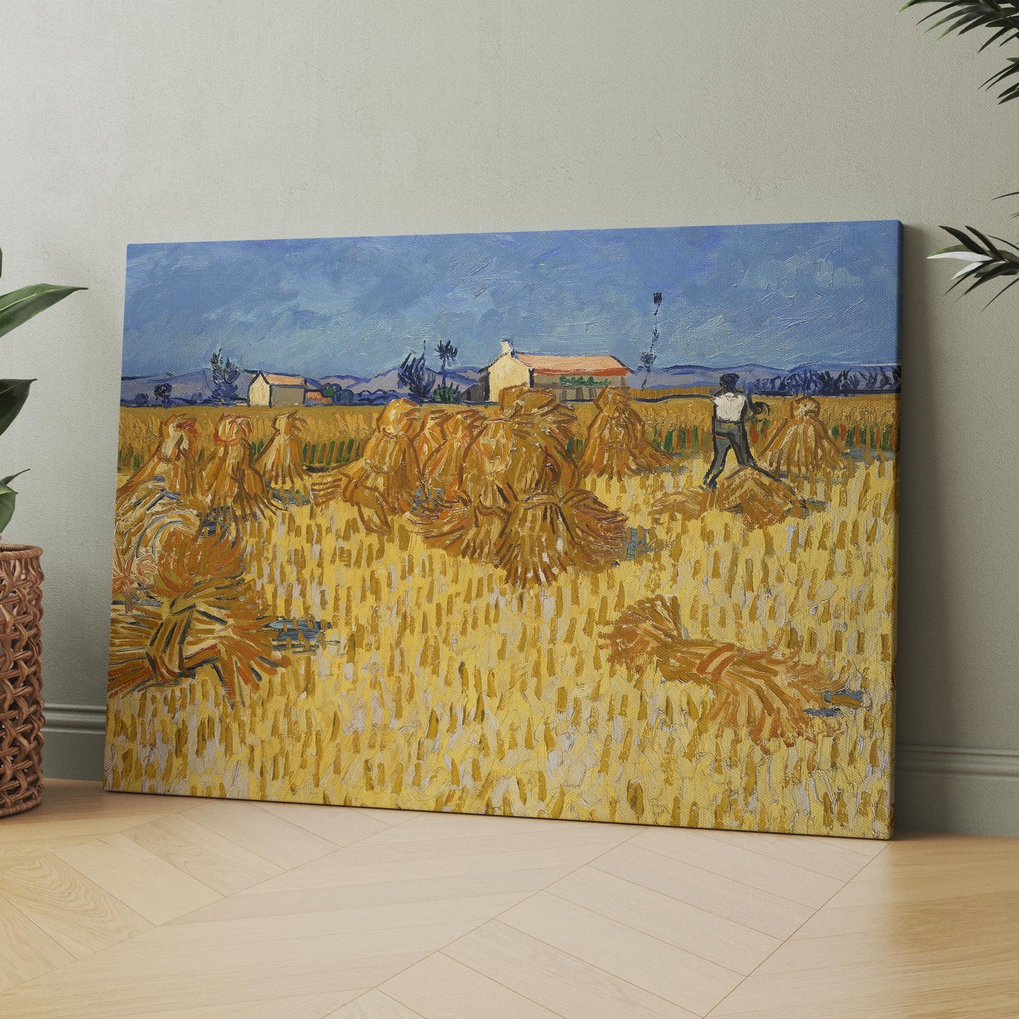 Harvest in Provence (1888) by Van Gogh