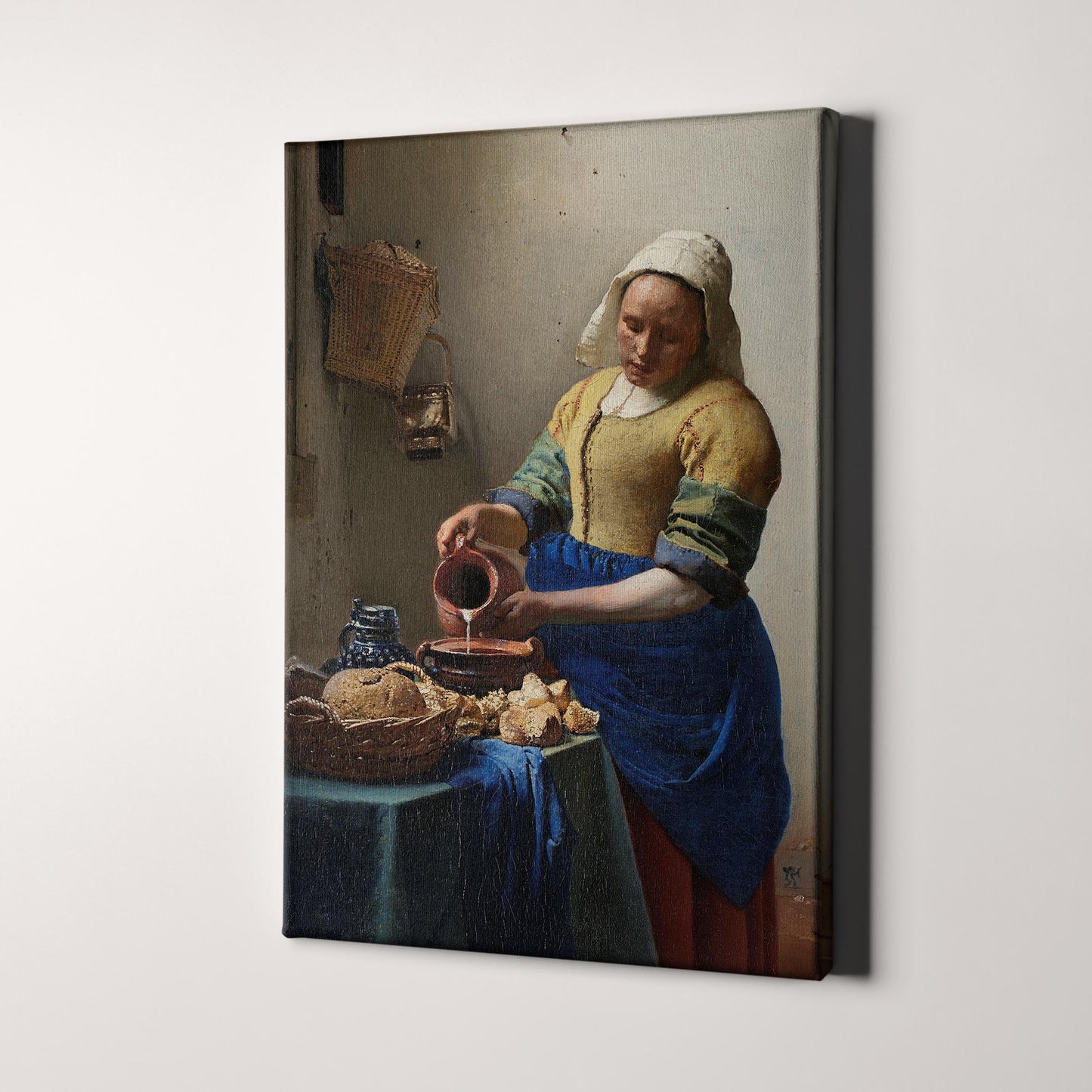 The Milkmaid by Johannes Vermeer