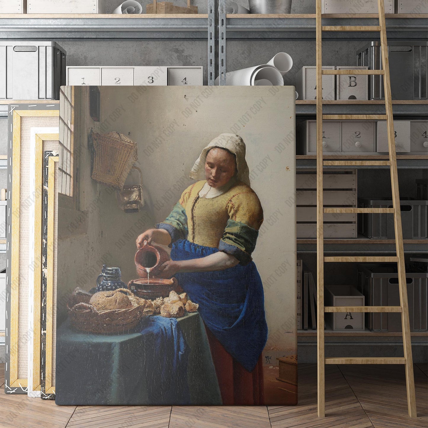 The Milkmaid by Johannes Vermeer