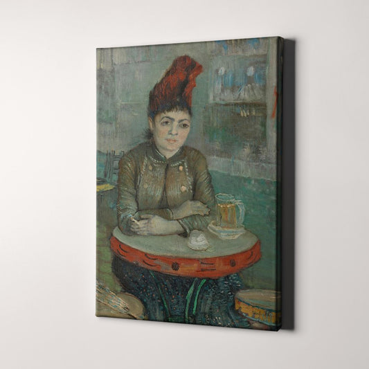 In the Café- Agostina Segatori in Le Tambourin (1887) by Van Gogh
