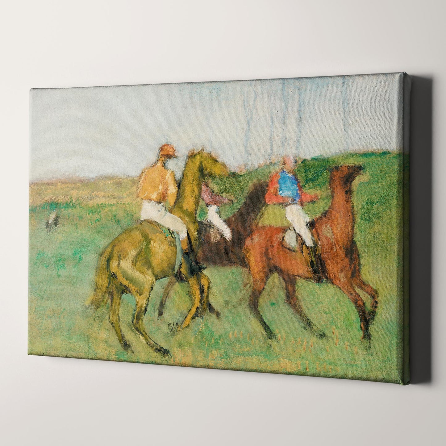 Jockeys and Race Horses (1890–1895) Edgar Degas