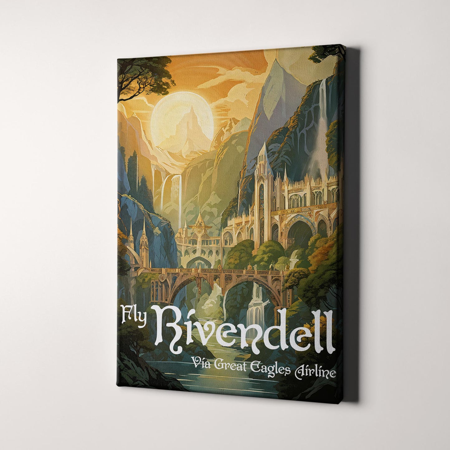 Vintage Rivendell Travel Poster