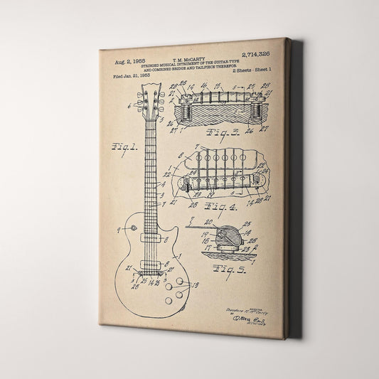 Les Paul Guitar Patent