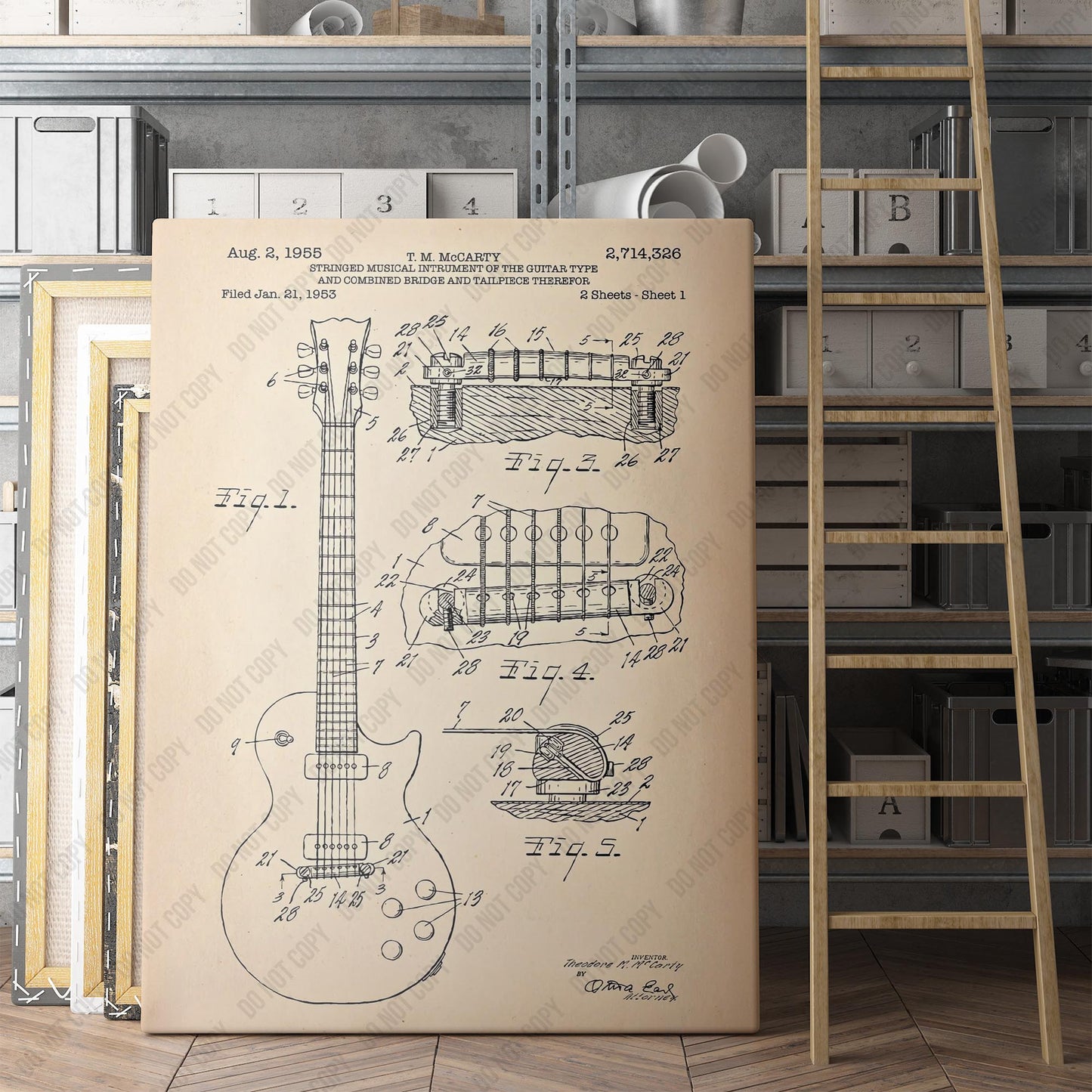 Les Paul Guitar Patent