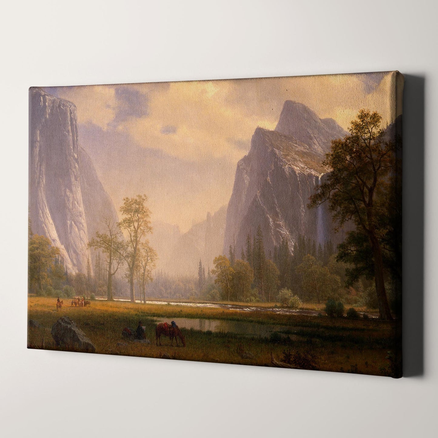 Looking up Yosemite Valley (1865) by Albert Bierstadt