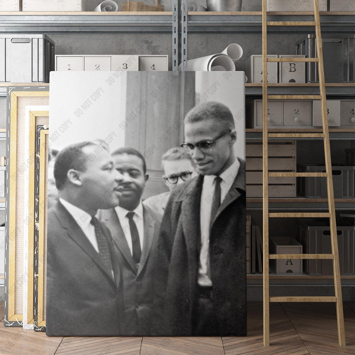 MLK Martin Luther King Jr & Malcolm X