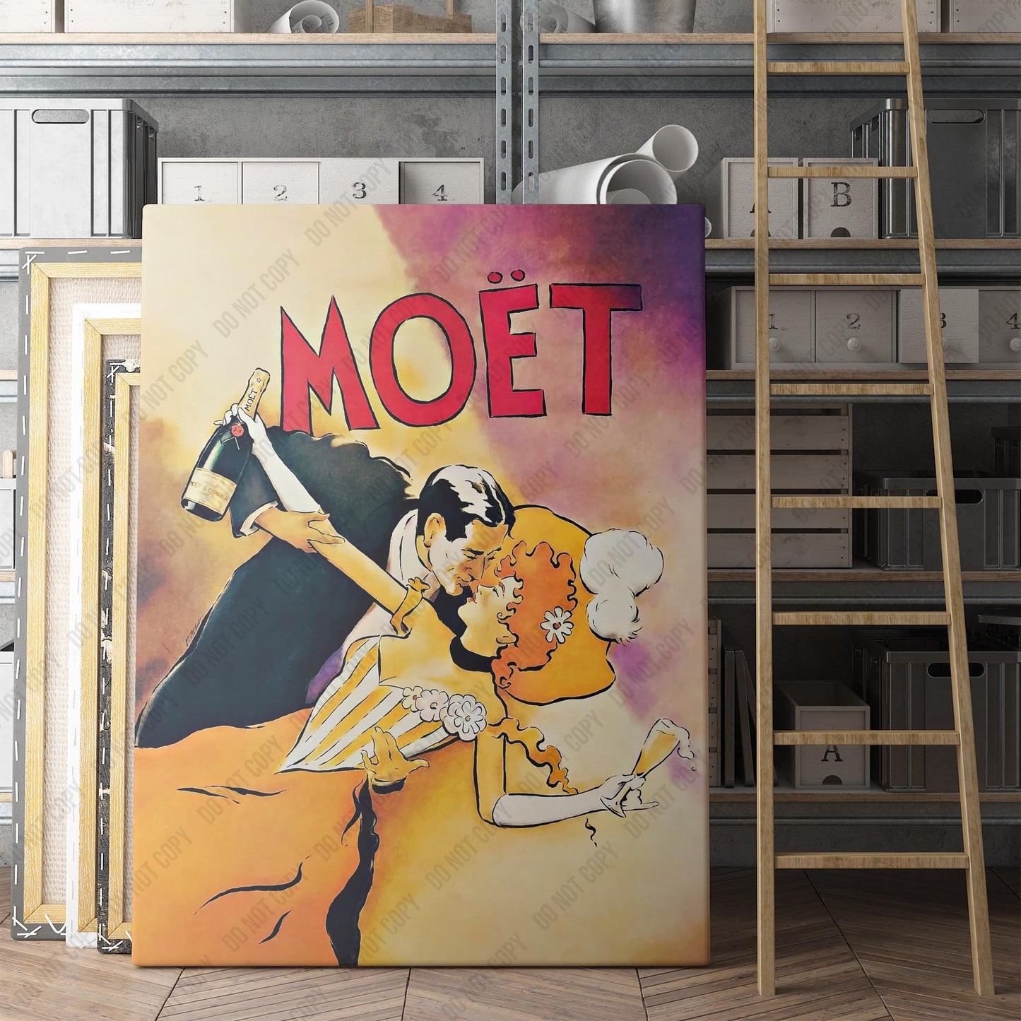 Moët Champagne Vintage Poster