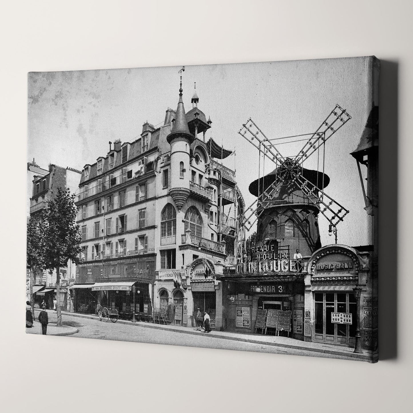 Moulin Rouge at the Turn of the 20th Century