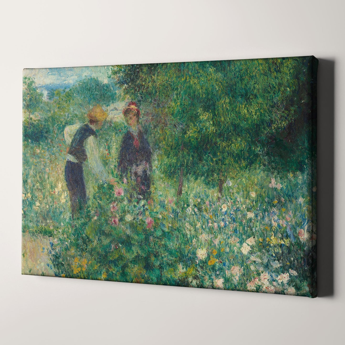 Picking Flowers (1875) by Renoir