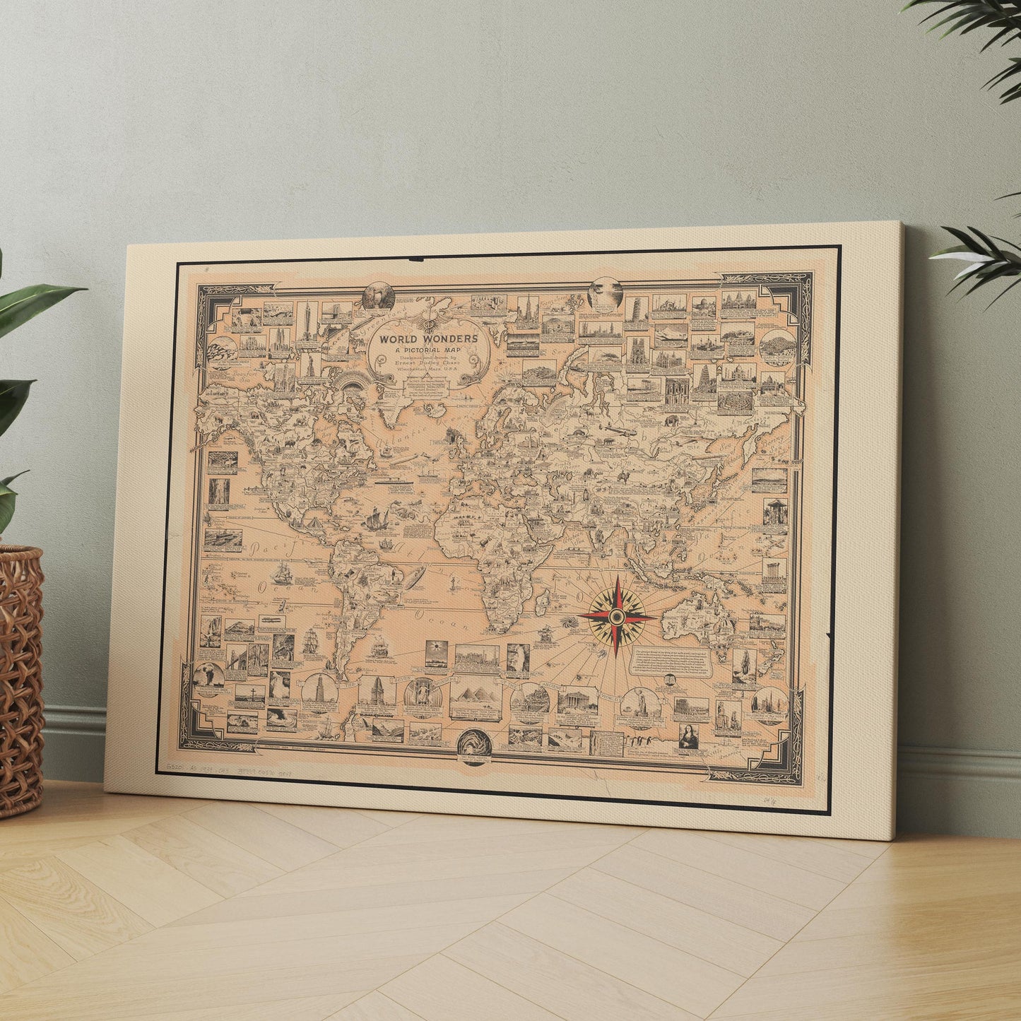 Pictorial Map of the World