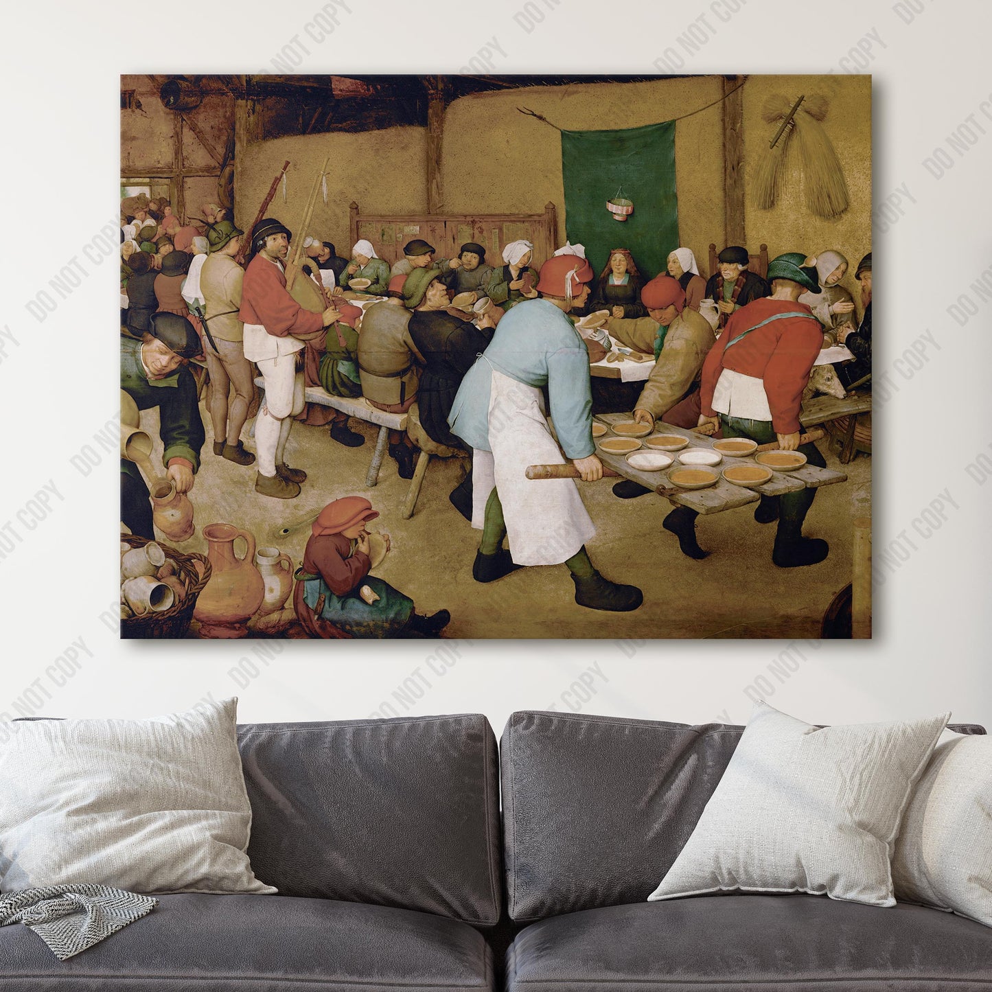 Peasant Wedding by Pieter Bruegel the Elder