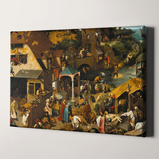 Netherlandish Proverbs (1559) by Pieter Bruegel the Elder