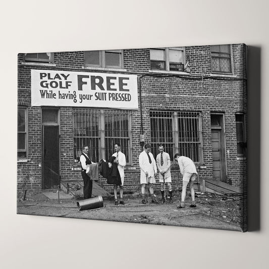 Play Golf Free While Having Your Suit Pressed